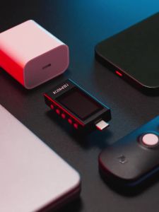 KWS Type-C Kỹ Thuật Số Vôn Kế Điện Áp Hiện Tại Đồng Hồ Đo 4-30V 0-12A DC Power Bank Điện Thoại Đèn Báo Sạc Ampe Kế Cho Điện DIY