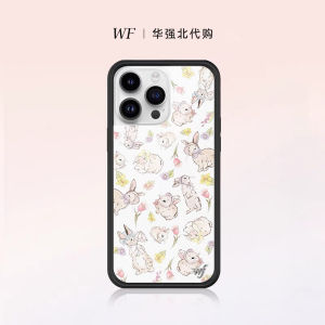 Adorable Little Rabbit Full Cover Shockproof Phone Case for  pro Max 16 15 14 plus Eco Friendly Acrylic Protective Shell