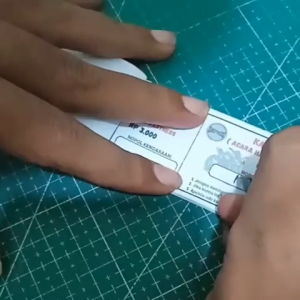 100pcs - Cetak Karcis Parkir Kendaraan - Motor dan Mobil Untuk Acara dan Event