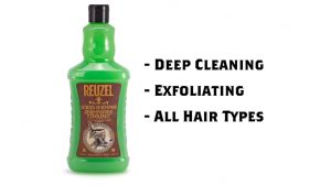 Reuzel Scrub Shampoo 350ml Deep Cleaning Hair & Scalp Exfoliation-SGPOMADES