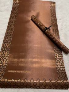 2 Chiếc Châu Phi Sego Gele 3D In Thêu Vải Đỏ Nguyên Bản Headtie Bọc Chất Liệu Mũ Cho Đám Cưới Chất Lượng Cao