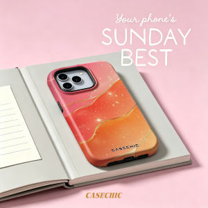 Potdemiel | Gilded Cloud Scroll For Case For iPhone 17 16 15 Pro Max TPU Anti-Scratch Outer Shell Raised Screen CaseChic