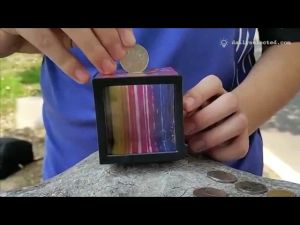 Celengan Sulap Koin Menghilang ilusi - Optical Illusion Coin Bank - KZ236