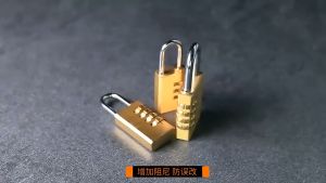Long Padlock High Security 4 Digit Padlock Outdoor Waterproof Lock Suitcase Security Password Lock