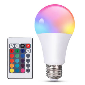 Multi-color Dimmable LED Bulb 5/10/15W RGB Light for Holiday Events and Living Room Lighting