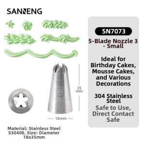 SANNENG | Cake Decorating Tip Home Baking Tool
