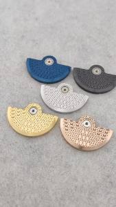 NH35 Oscillating Weight Rotors Precision Diamond Texture Metal Rotors Compatible Fits NH35 NH36 38 4R Movement Replacement Parts