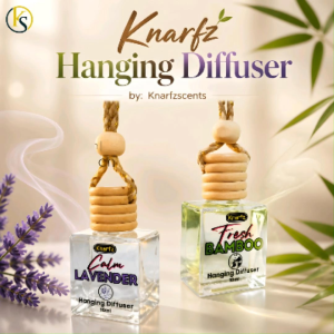 Knarfz Car Hanging Diffuser | Long Lasting Car Air Freshener Premium Fragrance 10ml