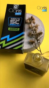 Clorismen SC Serum - Serum Wajah Pria Memudarkan Bopeng Bekas Jerawat dan Tekstur Kulit Tidak Merata