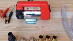 Pompa Minyak DC 12Volt 24Volt Solar Elektrik Diesel Transfer Pump Solar Oil Pump 50L/Min