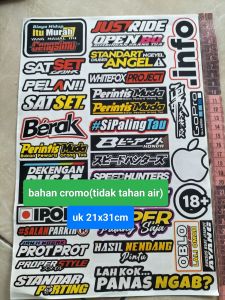 STIKER KATA KATA | STIKER KATA KATA VIRAL | STIKER PACK | STIKER 1 LEMBAR | STIKER CROMO
