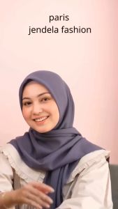 HIJAB SEGIEMPAT PARIS JADUL POLOS PREMIUM