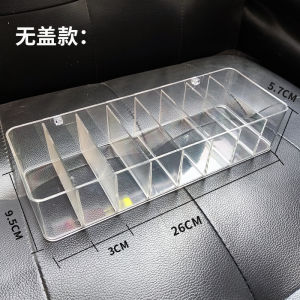 Data Cable Storage Box Cover Power Charging Cable Organizer Desktop Neatness Mobile Phone Charger Box Holder Rectangular Clear Acrylic