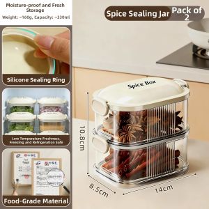 youqin | Sealed Spices Storage Box Anti-moisture