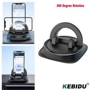KEBIDU ขายการหมุน360องศาที่วางโทรศัพท์ในรถที่วางแดชบอร์ดอเนกประสงค์สำหรับอุปกรณ์เสริมรถยนต์โทรศัพท์