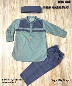 KURTA COUPLE LENGAN PANJANG MANSET