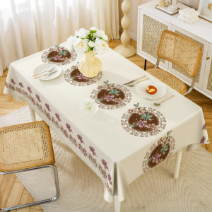 Traditional Chinese Waterproof and Oil-Resistant PVC Tablecloth