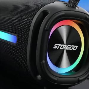 Loa Bluetooth 5.3 Di Động Đèn Lồng RGB Chống Nước IPX6 Với Loa Siêu Trầm Mạnh Mẽ Âm Thanh Chất Lượng Cao Để Sử Dụng Ngoài Trời
