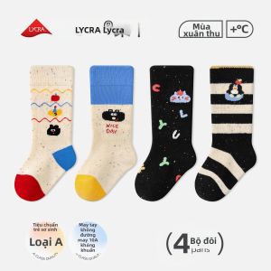 Vớ Dài Qua Gối Cotton Sạch 100% Nhẹ
