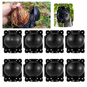 Reusable Air Layering Ball Rooting Kit Plant Propagation Root Growing Round Box for Grafting Fruit Tree Garden DIY Plant Nursery