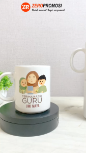 Hadiah Mug Custom Tema Guru Termurah