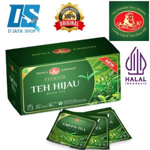 Kepala Djenggot Teh Hijau|Teh Kesehatan|Premium|Green Tea 25 Bags