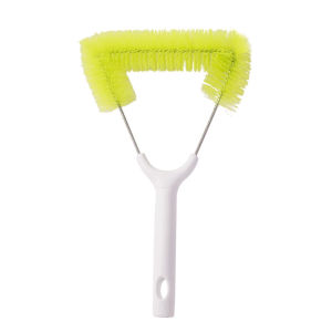 Extendable Long Handle Window Screen Cleaner Double-Sided Dust Removal Brush No Detachable Household Cleaning Tool for Thorough Cleaning