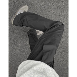 Tall Slim Fit Cargo Pants Mens Summer Lightweight Straight Leg Workwear Trousers Three-Proof CleanFit Soft Shell Shorts