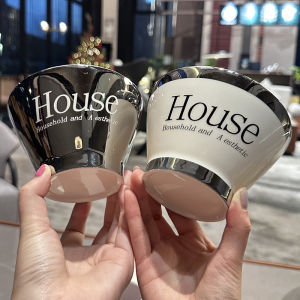 Luxurious Ceramic Bowl Soup Bowl Breakfast Bowl Rice Bowl Salad Bowl Oatmeal Bowl round Shape Chinese Porcelain Bowl