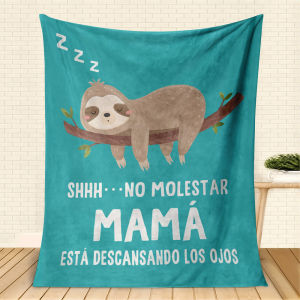 1PC Gift Blanket Throw for Mama Grandma Anniversary Birthday Gifts I Love You Presents Festival Gifts Soft Warm All Season Use