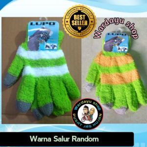 Sarung Tangan Motor Wanita - Sarung Tangan Touchscreen  Handuk Bulu Tebal