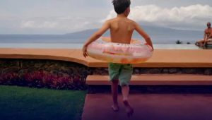 INTEX-Printing Tropical Color Inflatable Swimming Pool  Swimming Ring (91CM)