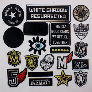 Fashion Large Embroidery Patch for Clothes And Pants Decorative Repair Hole Sticker Iron on Badge Patch Sewing DIY Accessories