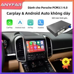 Mô-đun CarPlay Không Dây Bộ Chuyển Đổi Android Auto Dành Cho Porsche Panamera Cayenne Macan Cayman Boxster 911 718 - Tương Thích Với PCM4.0 PCM3.1
