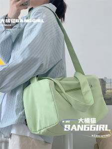 กระเป๋าเดินทางระยะสั้นสำหรับเล่นกีฬาเล่นโยคะสีชมพูสำหรับผู้หญิง INS กระเป๋าฟิตเนสสำหรับฝึกว่ายน้ำความจุใหญ่กระเป๋าเป้สะพายข้างแฟชั่นสำหรับผู้ชาย