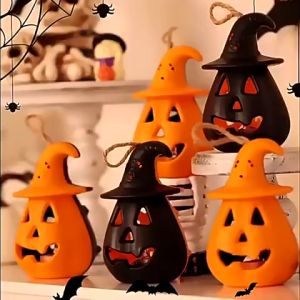 Lồng đèn Halloween đèn bí ngô Halloween bí ngô Halloween trang trí đèn lồng đầu lâu bí ngô ma quái - Life Style 4U