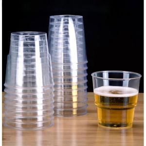 20/25Pcs Aviation Crystal Special Hard Plastic Hot and Cold Drinks Cup Tea Coffee Cup