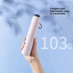 Carbon Fiber Lightweight Compact and Portable Sun Umbrella with Sun Protection and UV Protection Pencil Feather Umbrella