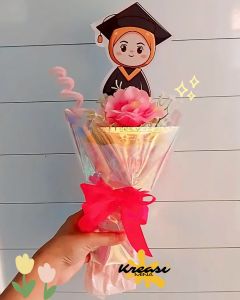 [New] Buket Wisuda Topper Hologram Russian Style Minimalis