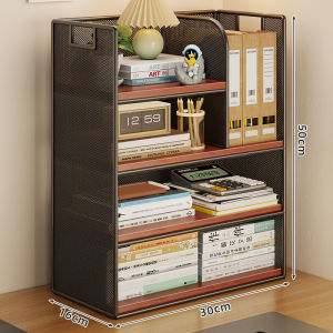 evesigar | Desk Bookshelf with Categorization Storage Organizer Multiple Layers