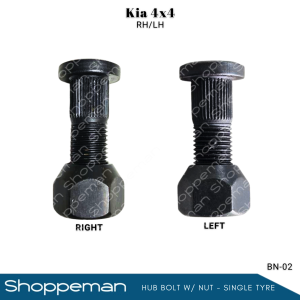 KIA 4X4 HUB BOLT WITH NUT SINGLE TIRE SINGLE TYRE RH LH BN-02