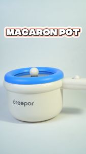 Dreepor Heater for Cooking Noodles Multifunctional 2L/2.2L Mini Electric Hot Pot Cooker Nonstick Frying Cooker Electric Mini Cooker Fry Pan