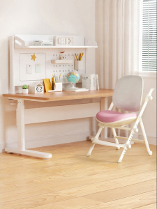 ZHIXUEKU | Adjustable Real Wood Study Table Set for Home and School