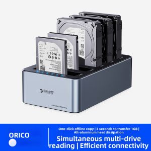 Orico | Five-Bay External Hard Drive Enclosure for 2.5/3.5 Inch Disks Off-Line Copying