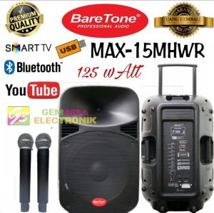 Speaker Portable Meeting Wireless 15 Inch Baretone MAX15MHWR Original