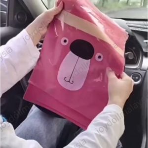 [ READY STOCK ] 15pcs Disposable Mini Bin Bag Small Size Garbage Bags Home Kitchen Car Office Stick-on Trash Bag