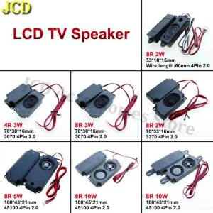 JCD 1Pair Audio Portable Speakers For Computer PC TV LCD Speaker 3070 45100 Rectangle Loudspeaker 4R 8R 2W 3W 5W 10W 4/8Ohm