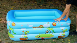 Bể bơi trẻ em Hình chữ nhật Bền dày Portable Inflatable Pool Home