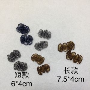 อุปกรณ์ตกแต่งรองเท้าแบบมีโครงสร้าง 3 มิติ ประดับคริสตัล ลูกปัดยาว ทำมือ อุปกรณ์ตกแต่งอื่น ๆ สำหรับงาน DIY