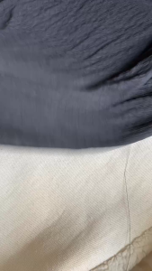 Vải Đũi Nhún Đen - Chất Mềm Rũ Mỏng Vừa Đàn Hồi Khổ 1m35 - May Áo Kiểu Đầm Babydoll Váy